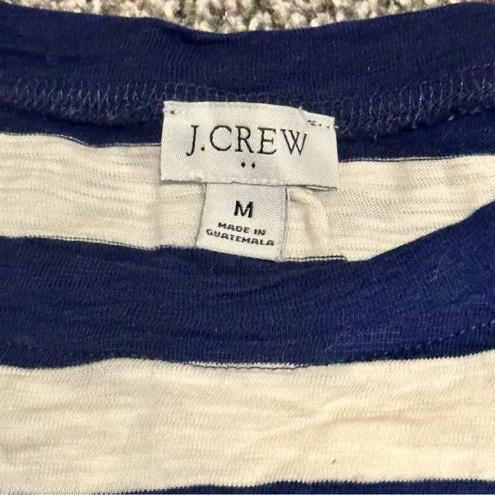 JCrew Factory Striped T-shirt Dress - Picture 3 of 6